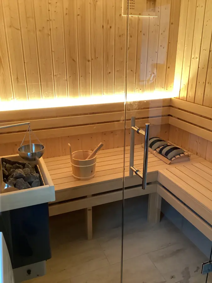 Finská sauna v apartmánu